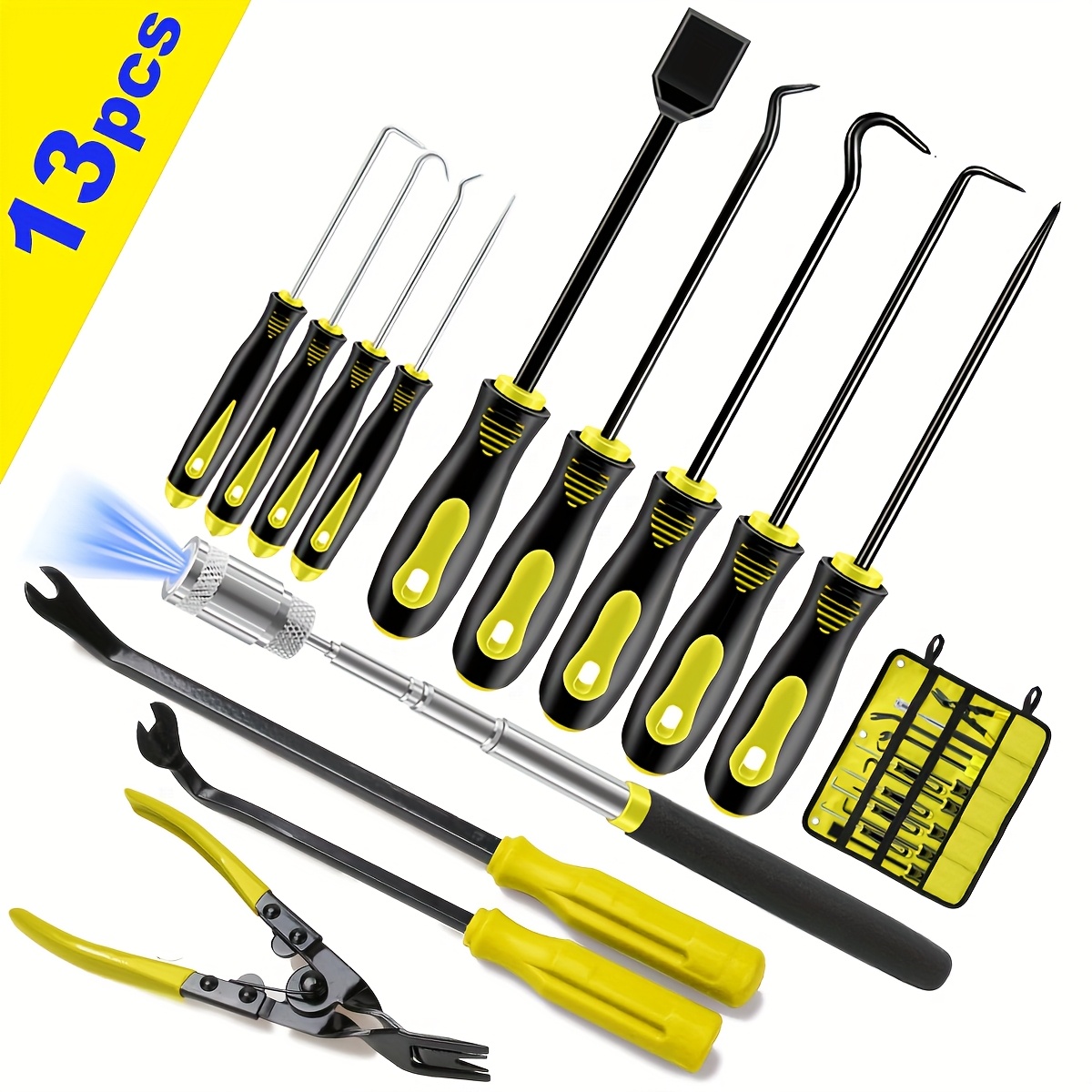 4PC PICK AND HOOK PROBE SET O RING SEAL REMOVER 90 DEGREE WASHERS - Foto 10