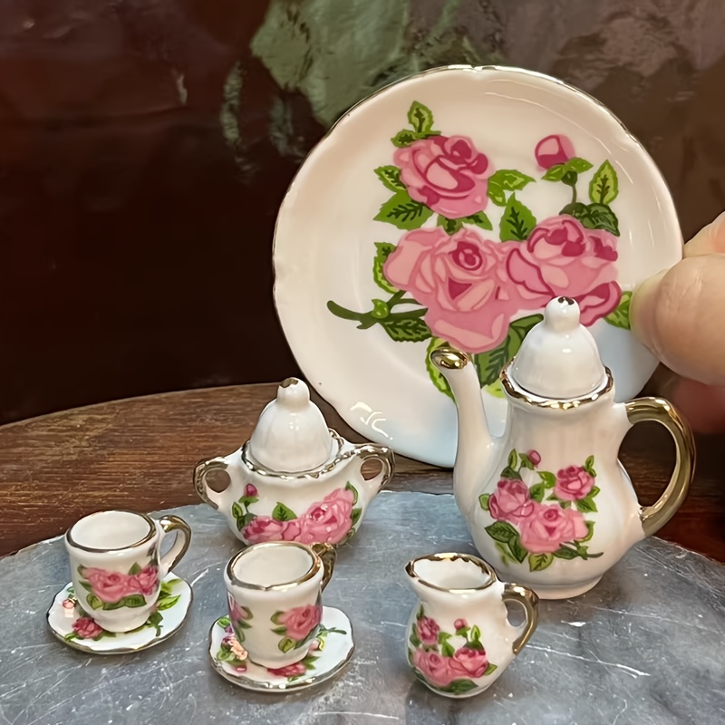 mini tea set sold on Temu Canada