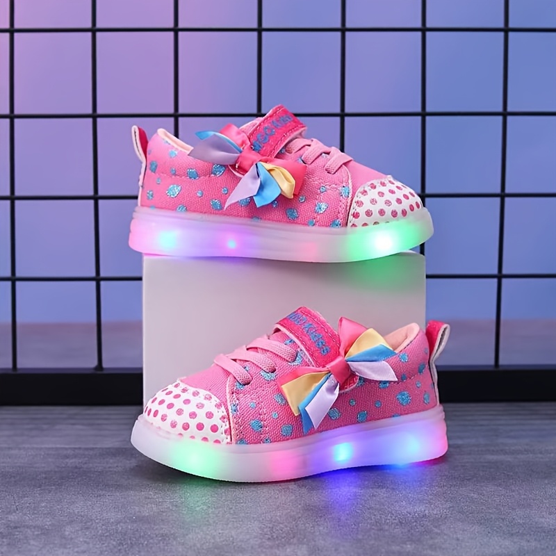 Light Up Children's Rainbow Shoes Light Up Rainbow Kids - Main Image