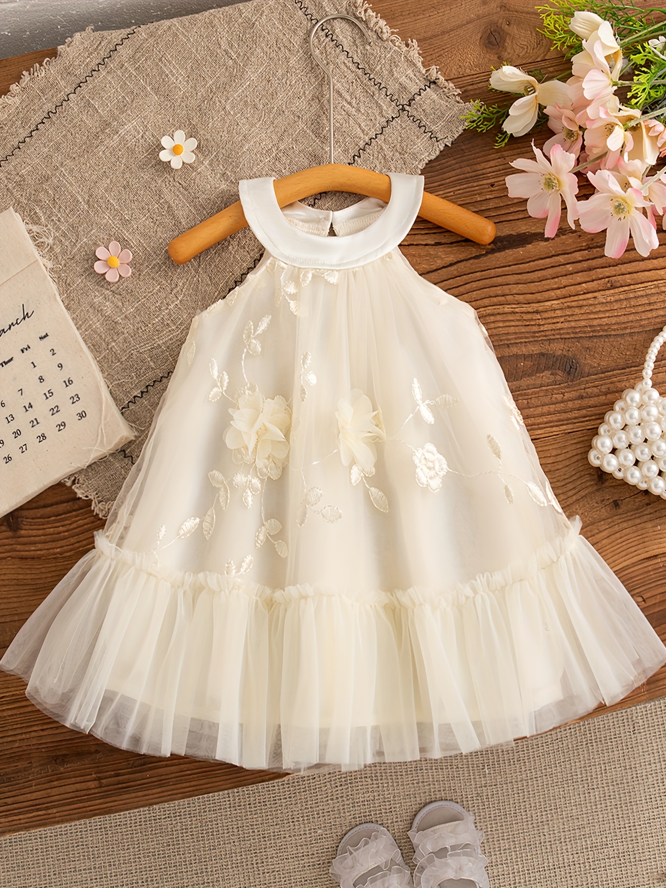 cream dress toddler - Cyprus