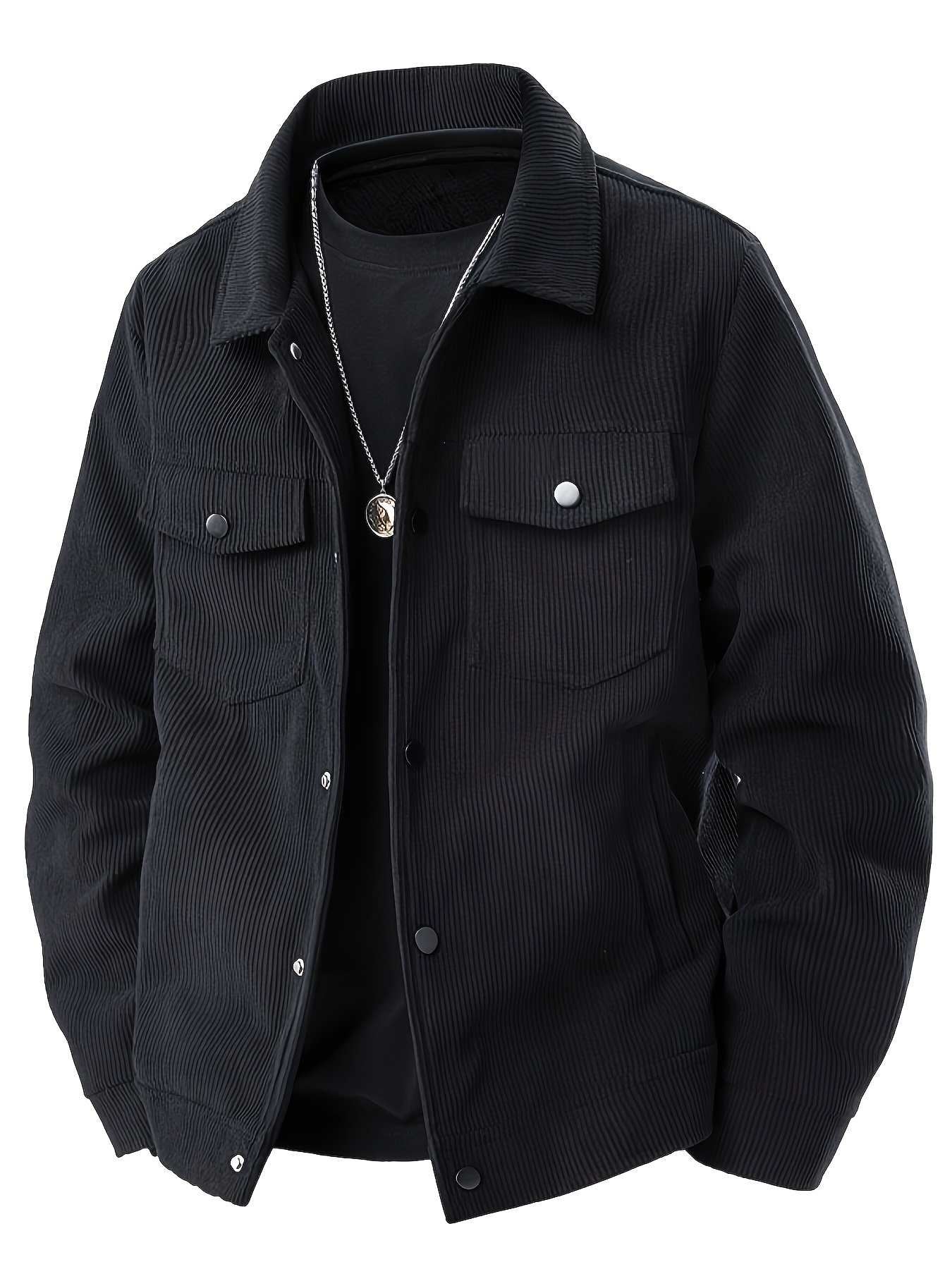 『TEN WORK CORDUROY JKT BLACK L』 Factory_Corduroy_Jacket_Black_