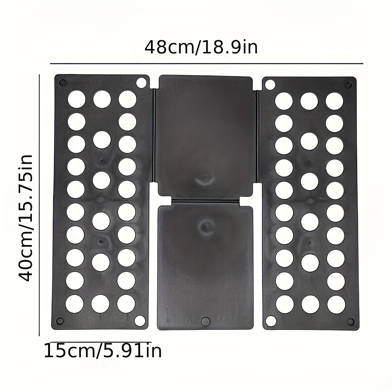 

Planche de Pliage pour Vêtements Adultes T-Shirt Pull Veste Organisateur Rapide de Blanchisserie Facile à pour Maison ou Voyage ()