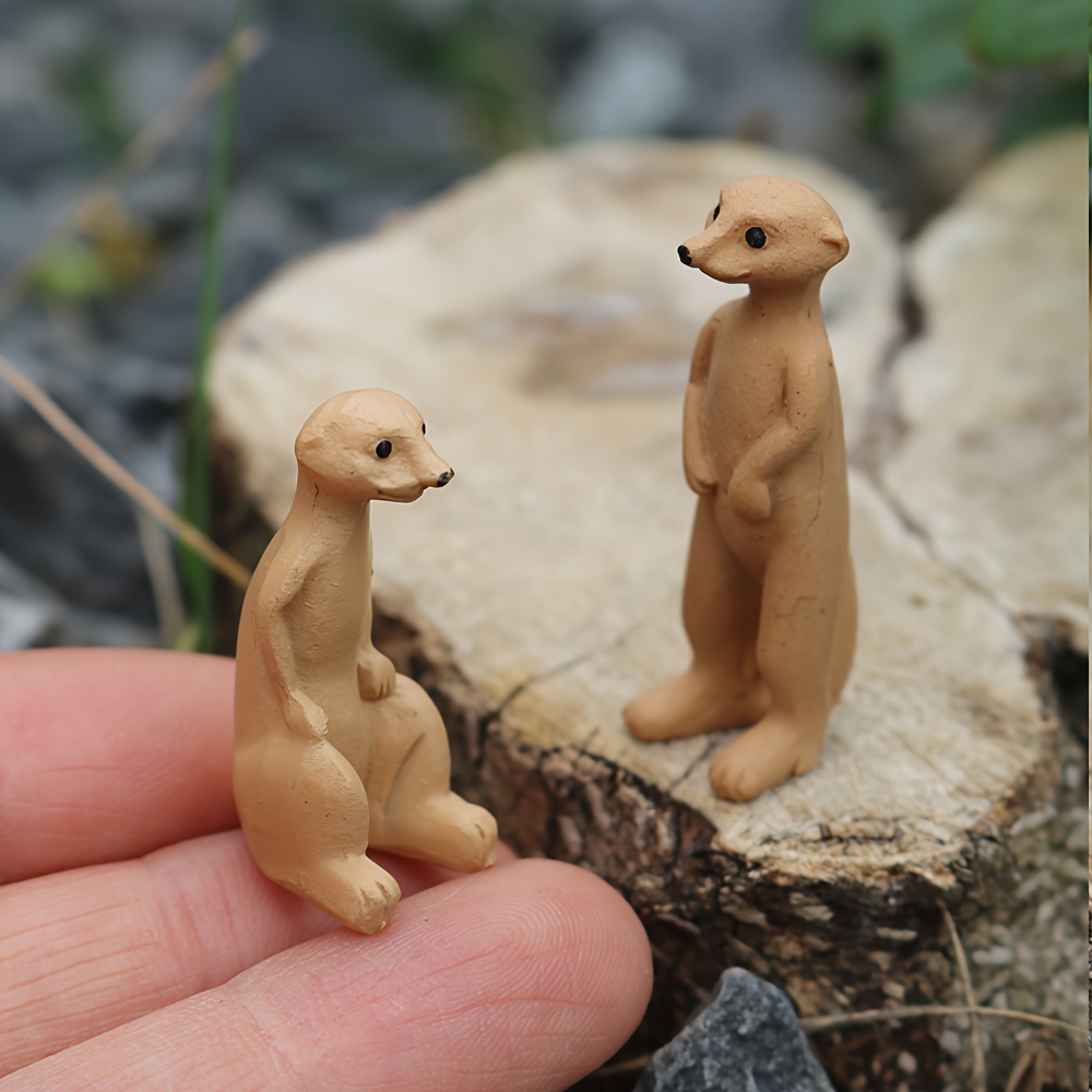Set De 42 Figuras De Animales De Resina Mini – Decoración Creativa Para Paisajes Y Manualidades