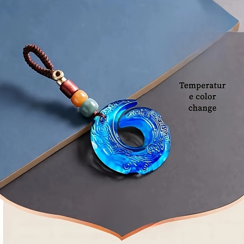 E-shop Temperaturempfindlicher, farbwechselnder Schlüsselanhänger, Maskottchen-Stil, neuartiges Geschenk-Accessoire