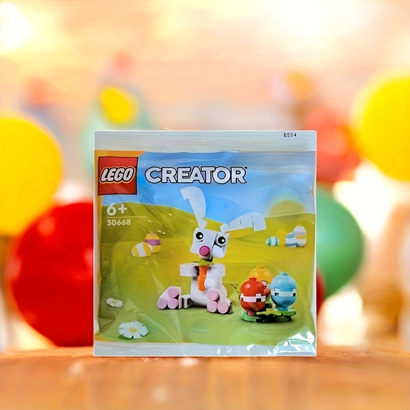 European Version, LEGO 30668 Easter Rabbit Polybag Easter Gift Set, A Toy Gift Suitable for Holiday