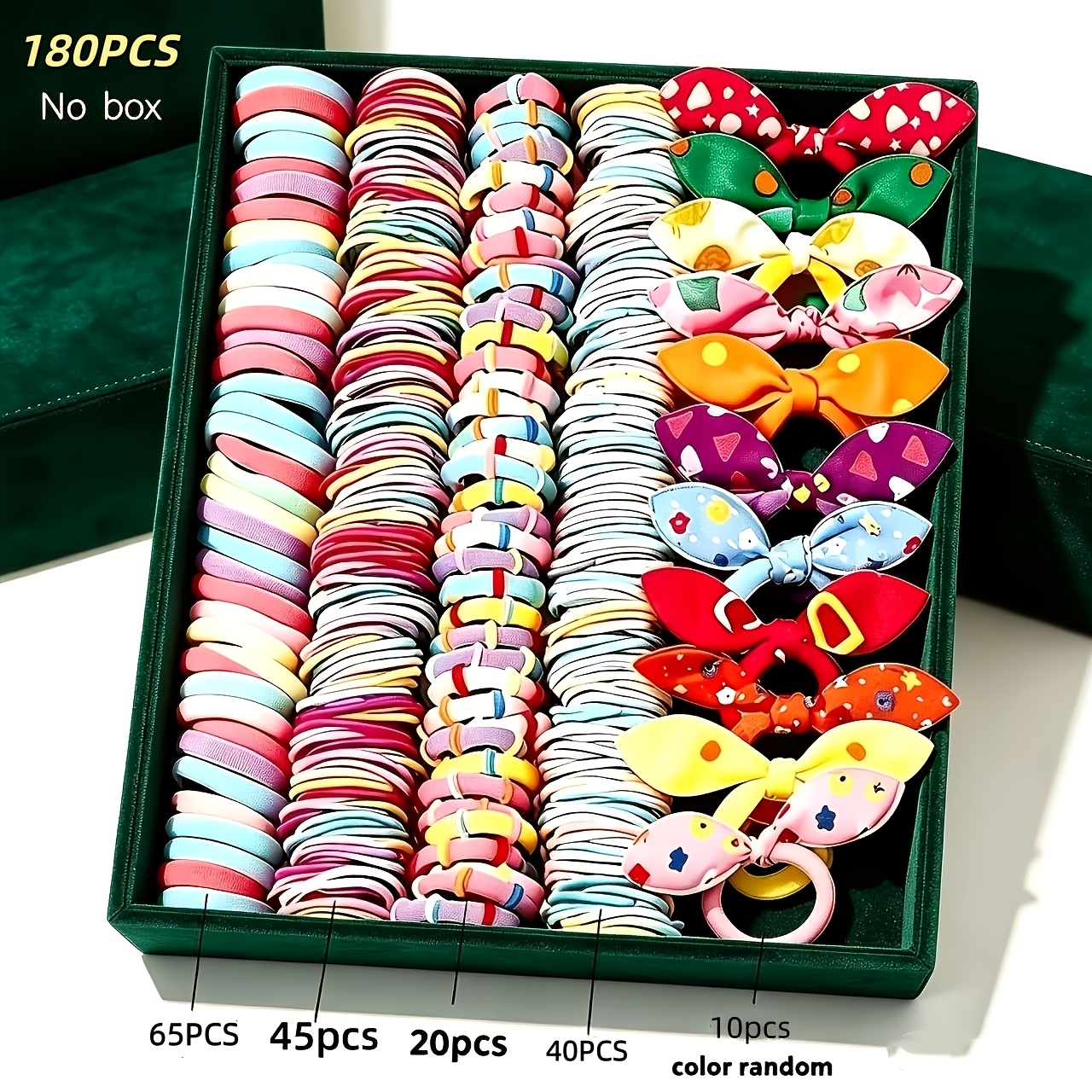 TEMU A 180pcs Set Of Random-colored Women's Dopamine- Hair Accessory Set, Including Various Cute And Sweet Floral Hair Accessories Such As