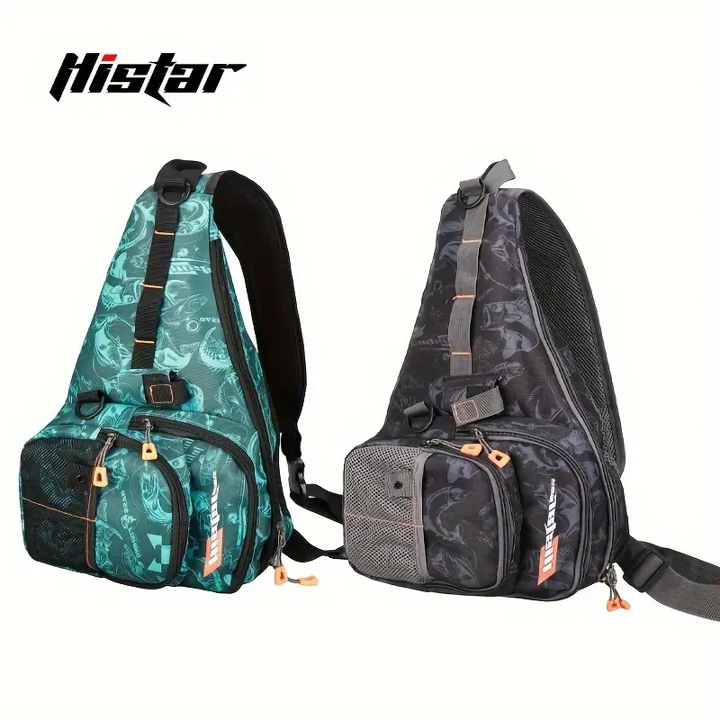 * 1pc Fishing Tackle Bag, Large Capacity Crossbody Bag, Outdoor Fishing  Sling Pack