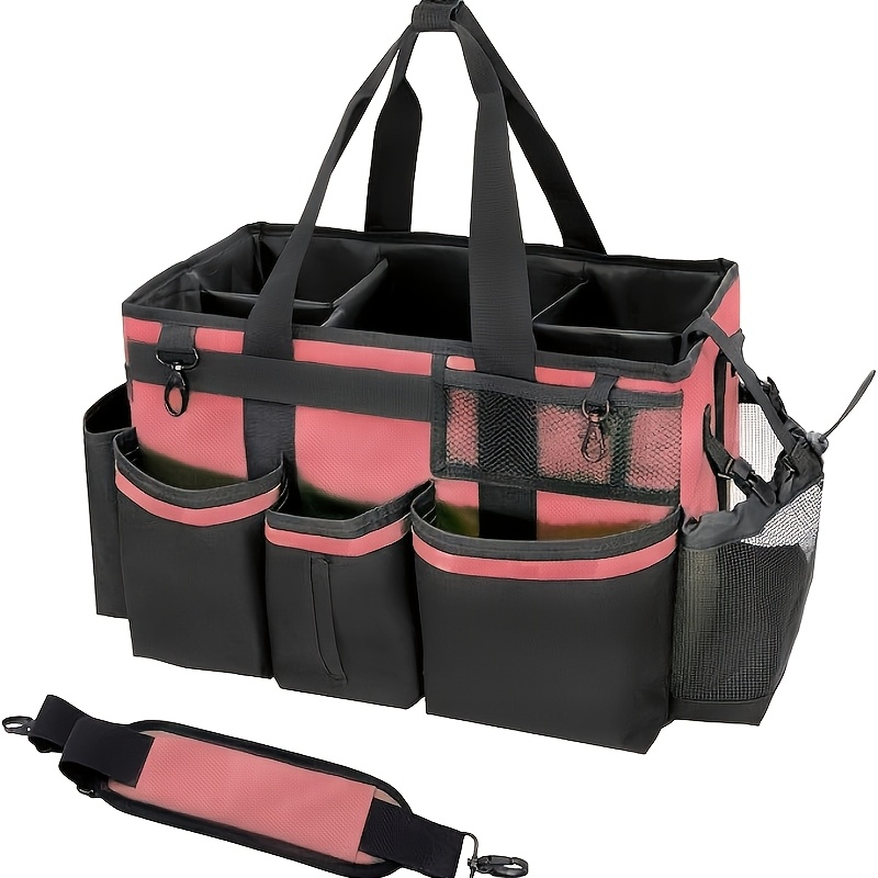 TEMU Bandas de portátiles para cajas de almacenamiento y bolsas organizadoras de herramientas de limpieza para fregaderos domésticos y autos