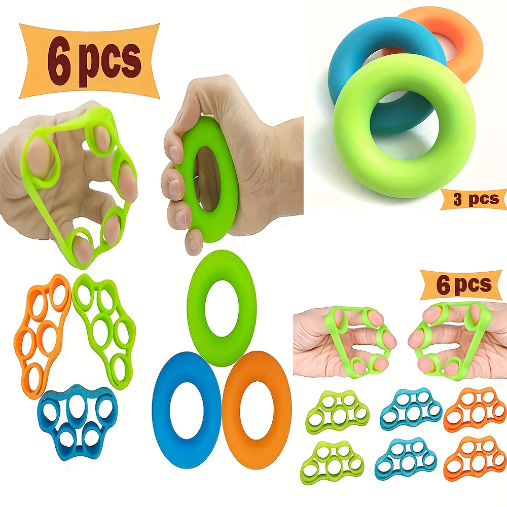 

3pcs/6pcs Hand And Fingers Stretcher, Suitable For Finger Exercise & Hand Strength Training