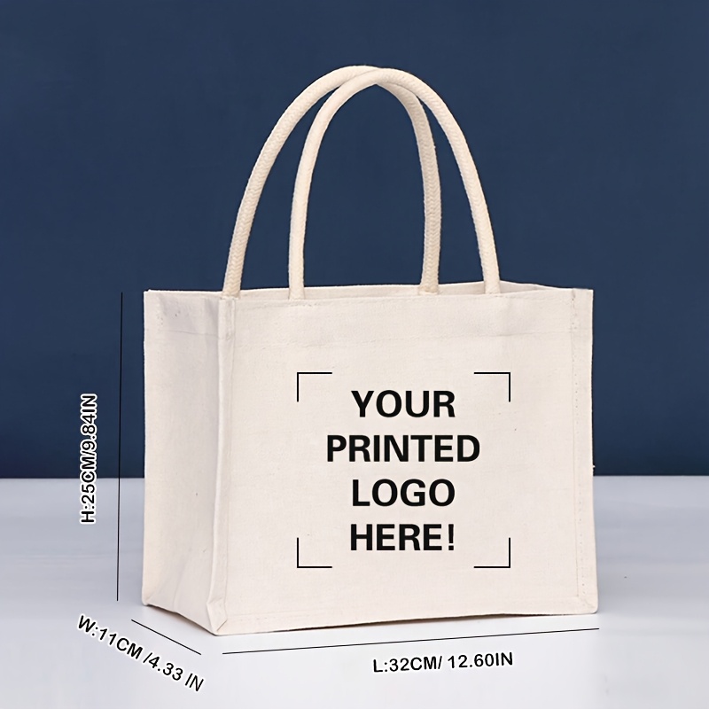 TEMU Custom Tote Bag Set, Personalized Picture Custom Tote Bag, Multi-functional Handbag, Outdoor Shopping Tote Bag, Suitable For Mother's Day Gifts,