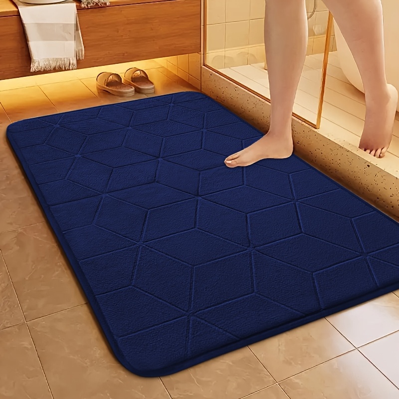 1pc thickened memory foam sponge bath rug fast absorbent