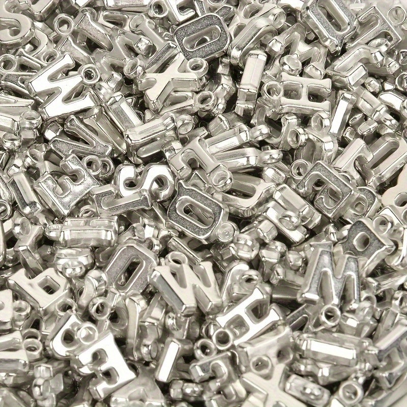300pcs/150pcs/lot Letters Beads Alphabet Acrylic Pendant Beads For Making Pendant Bracelet Necklace Handmade Additions