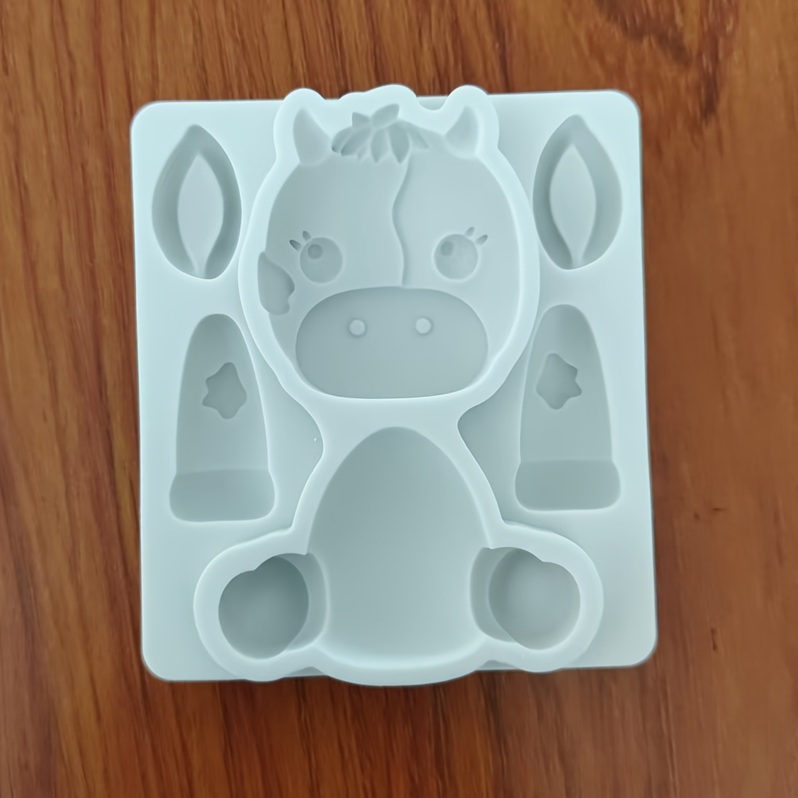 Image of Cow, Fawn, Donkey, Pig, Sheep Gummy Silicone Molds For Cake Decorating And Crafts