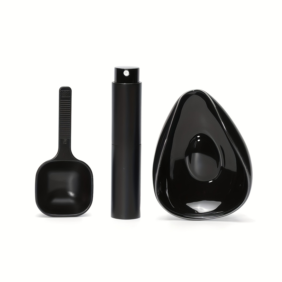 3pcs Premium Ceramic Coffee Bean Dosing Set - Static-reducing Spray Bottle Included, Perfect For Espresso & Tea Brewing - Ideal Gift For Holidays