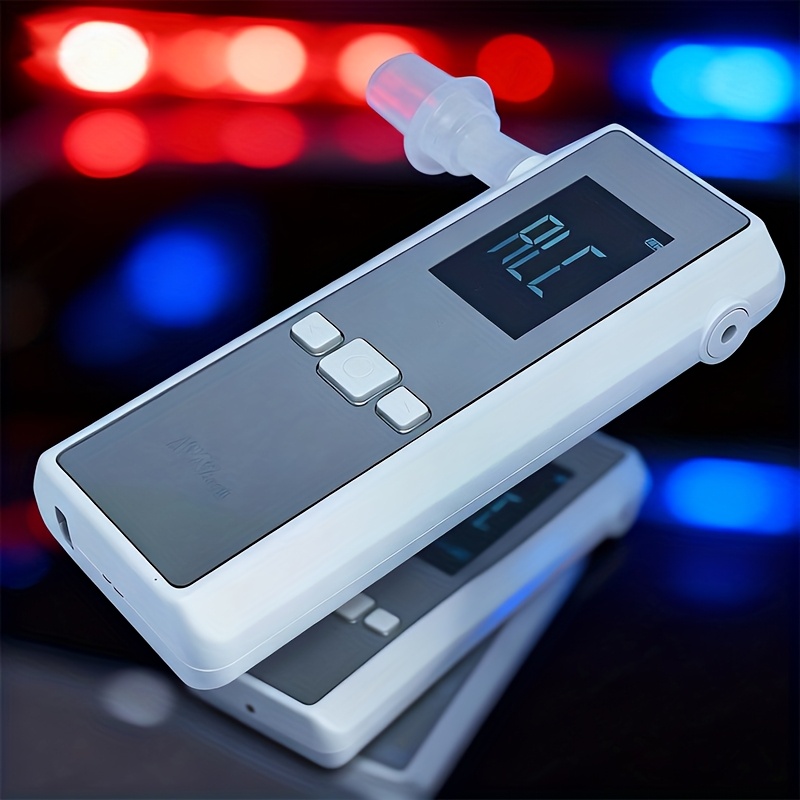 Éthylomètre Numérique Détecteur D'alcool - écran LCD, Recharge Par USB Type-C - Pour Voiture Ou Usage Personnel