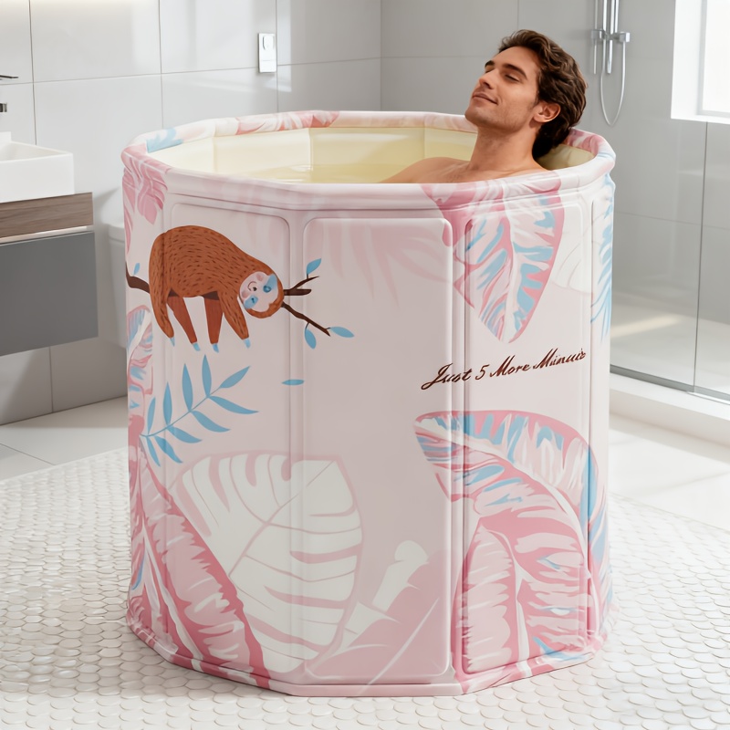 Large Capacity Foldable Ice Bath Tub for Home & Outdoor Use