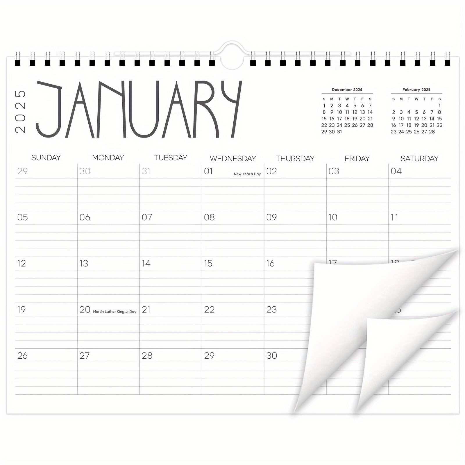 

Wall Calendar, 12 Months International Holiday Office Planning, Company Planning