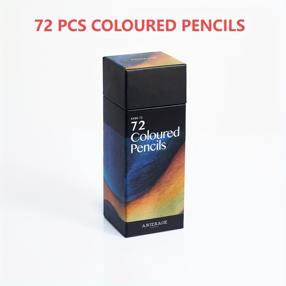 TEMU 48/72pcs Colored Pencils Painting, Color Pencils Set, Drawing Set Arts Professional Kit Tools