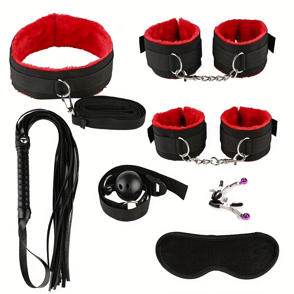 Bondage Set Juegos De Cama Adultos Esposas Pinzas Para Pezones Látigo  Nalgadas Anal Plug Vibrador SM Kits Juguetes Sexuales Para Parejas Erótico  80% Tienda En Línea De 16,29 €