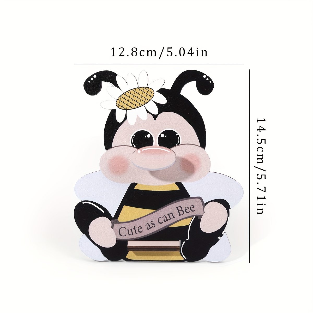 Image of 1 Pack Cute For Bee Eyeglasses Holder, Cartoon For Bee Shaped Glasses Holder Display Stand, Spectacle Holder, Glasses Additions For Home Office Decor