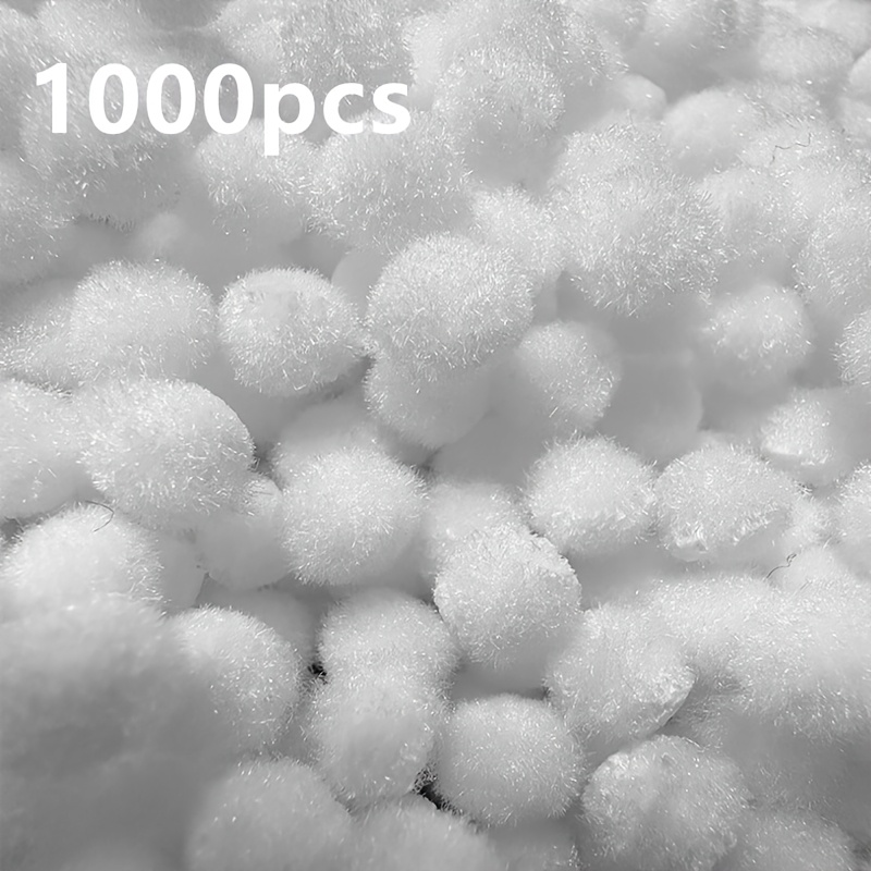 TEMU 1000pcs 1cm Colorful Plush Ball Shoes Hat Garment Additions