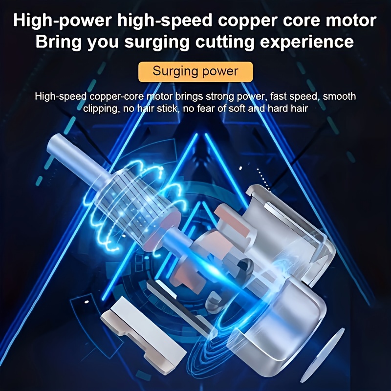 Professioneel draadloos elektrisch scheerapparaat voor heren