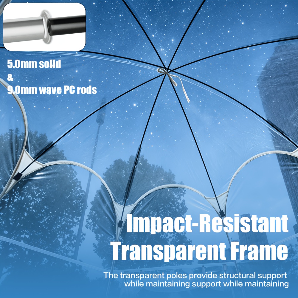 Instant Pop-Up Transparent Bubble Tent