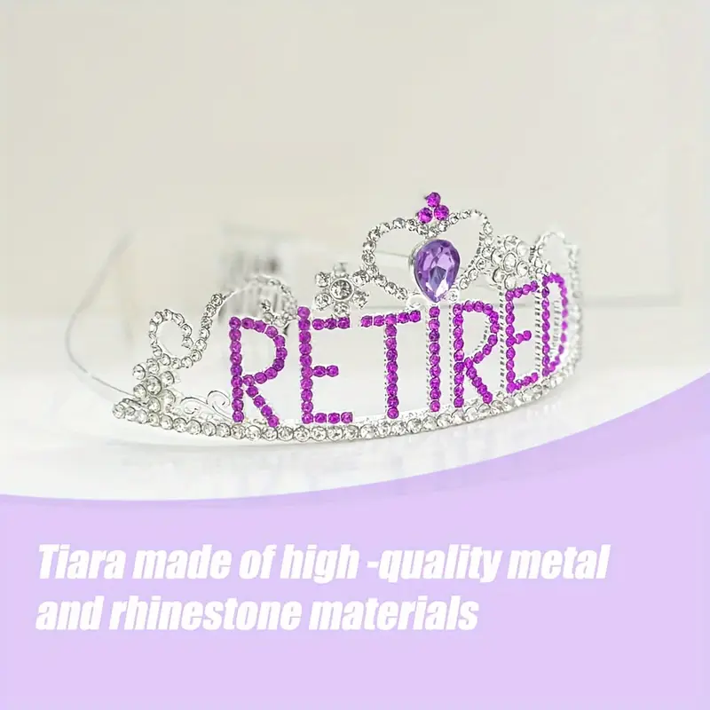 1 Juego De Tiara Decorativa Para Mujer, Corona De Jubilación | Meses sin interés 1 Juego De Tiara Decorativa Para Mujer, Corona De Jubilación | Meses sin interés