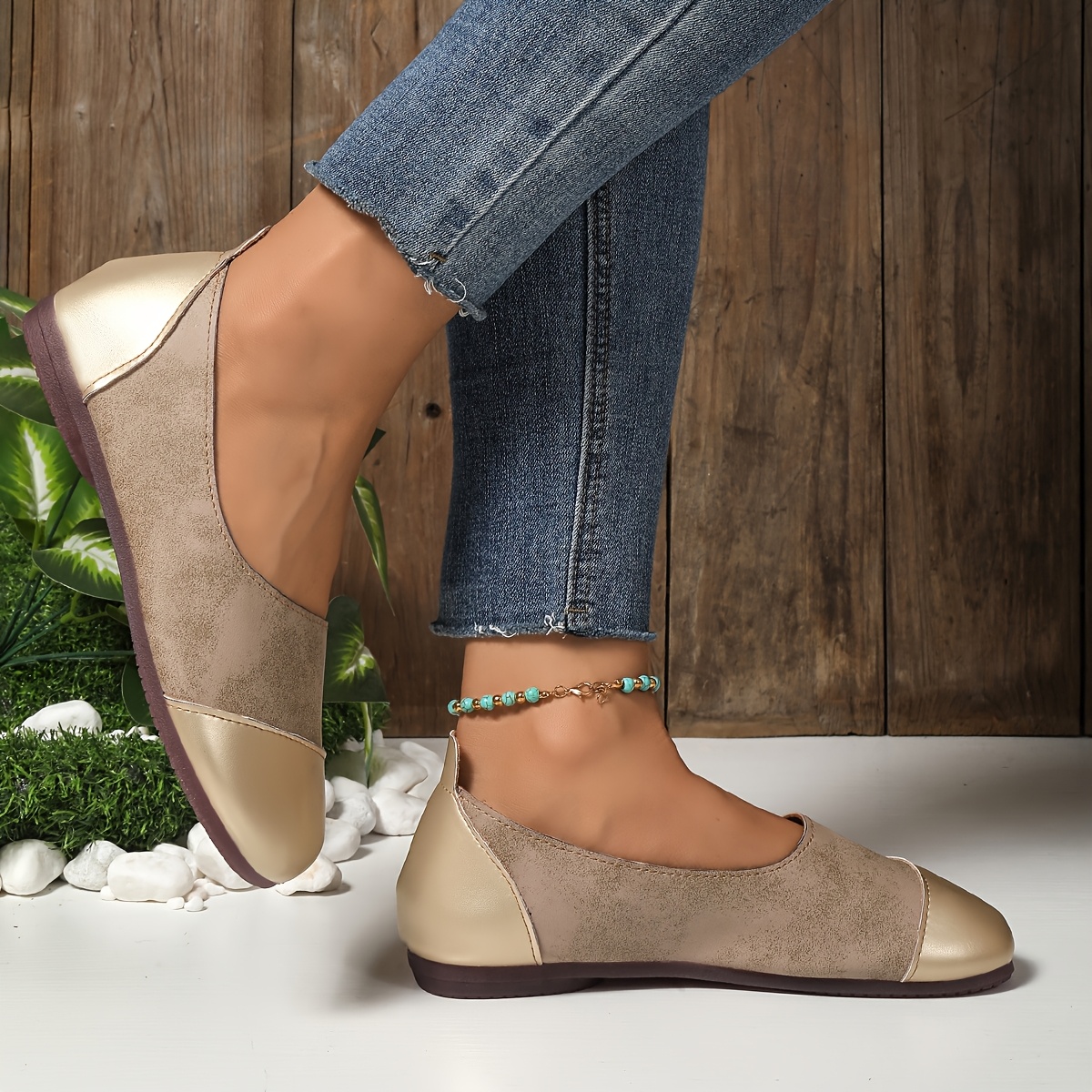 chinelos femininos de enfiar tipo sapatos casuais Temu Portugal