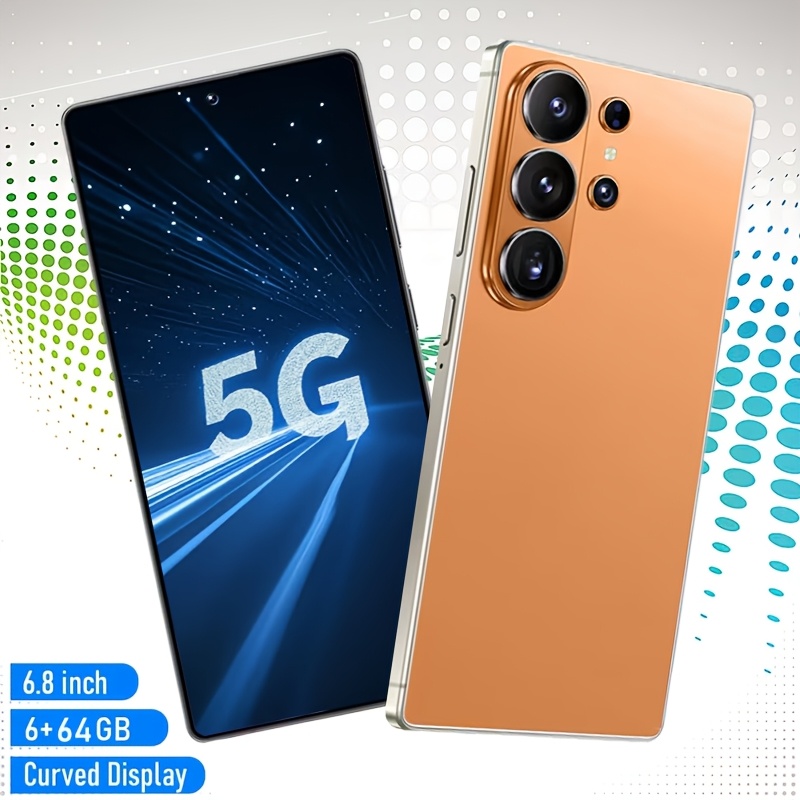 5g Network Smartphone, 6.8-inch Display, 6+64gb Storage, Os, Nfc-enabled, High-definition Camera, Dual Standby Design, Facial Recognition Unlock, Durable Type-c Charging Port, Built-.