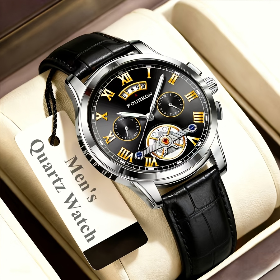 Fully Automatic Quartz Watch with Minimalist Design