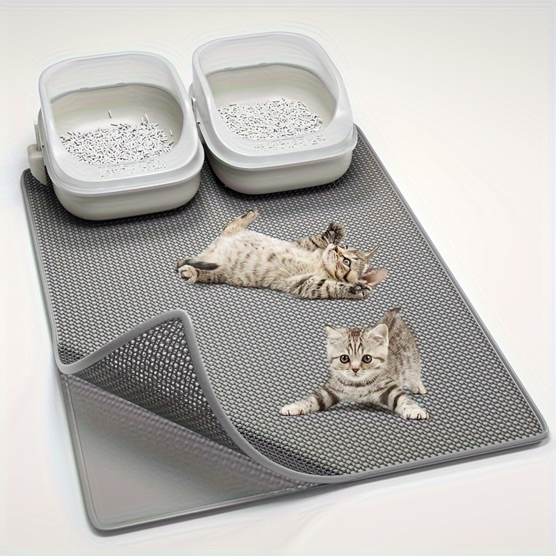 

Leak Proof Cat Litter Mat Cat Litter Basin Mat Pvc Rectangular Pet Mat Cat Toilet Floor Mat