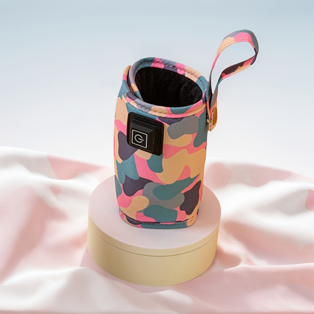 Electronic USB Plug-In Insulation Cover, Lightweight Design Constant Temperature Cover, One Click Operation Insulation Cover, Suitable for Various Bottle Constant Temperature And Travel Use