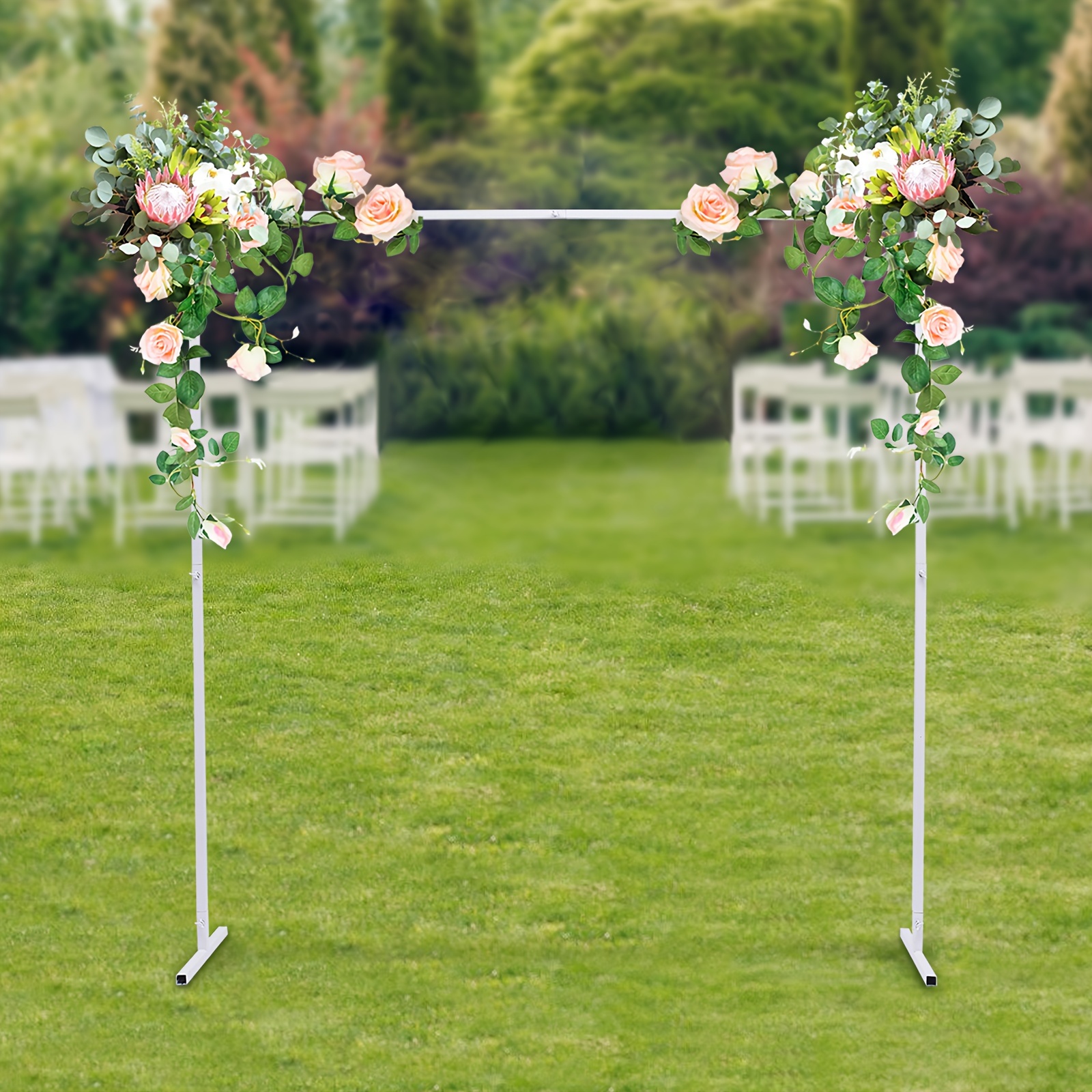 

6.6 Metal Table Arch Garden For Garden, Indoor And Outdoor, Party Decoration, Easy