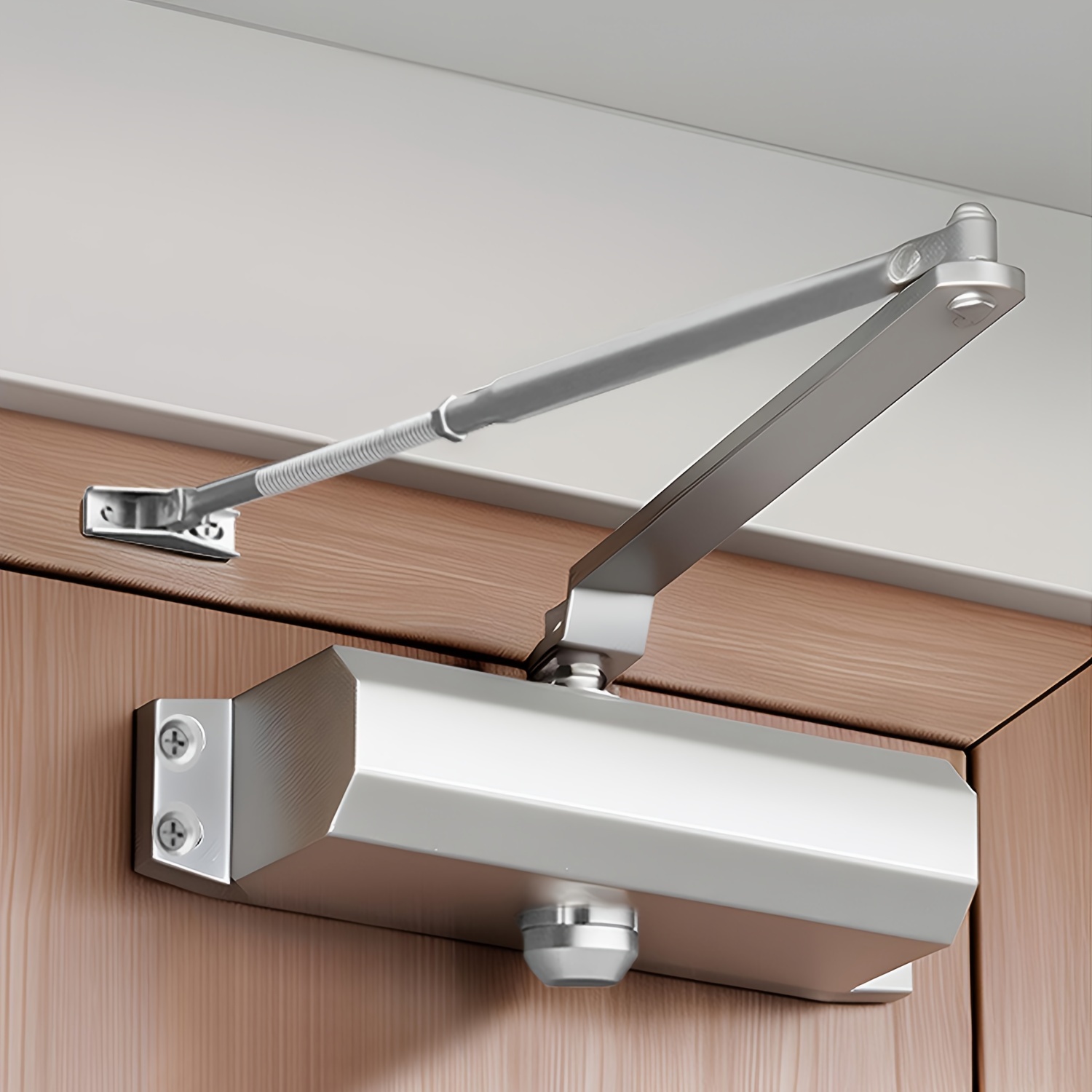 

Silent Automatic Door Closer With Touch & Remote Control - Matte Finish Metal Construction
