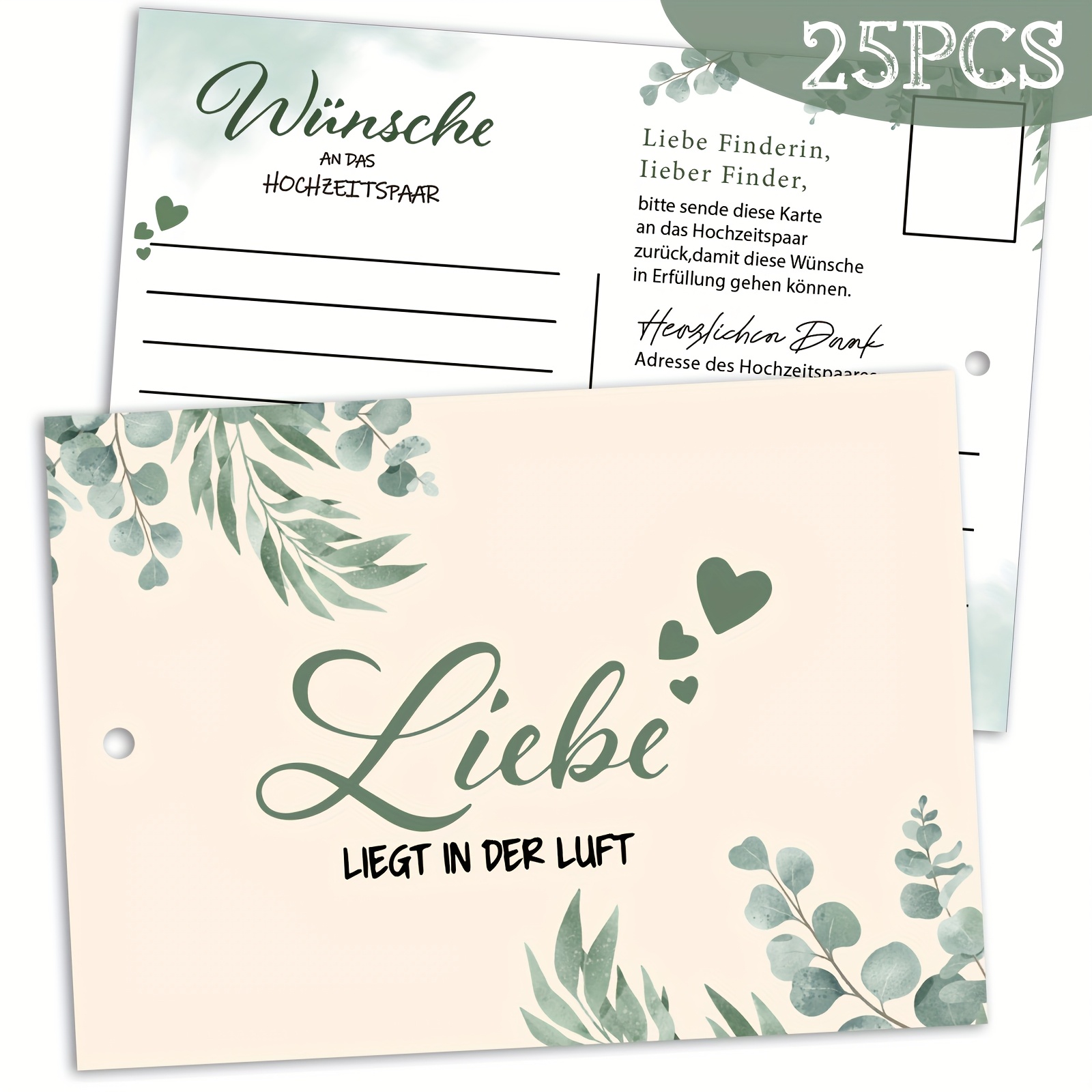 Image of 25pcs Balloon Cards For Weddings, Perforated Balloon Flight Cards As Fun Cards, Balloon Postcards, Ultra Light Wish Cards For Long Flights, Guest Wishes, Bohemian Style