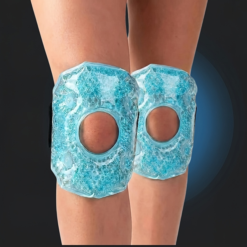 Adjustable Cold Compress Soothing Knee Support - Ice Gel Knee Brace - Suitable For Legs, Elbows, Wrists, Etc