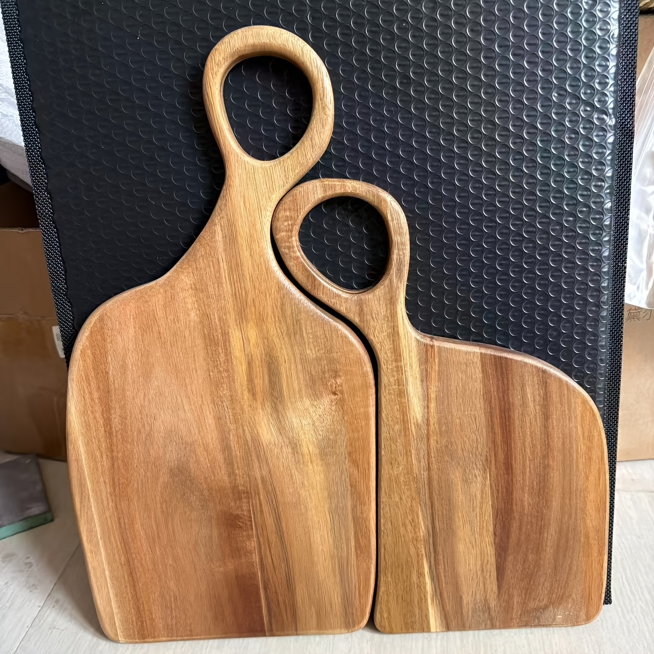 TEMU Ensemble de 2 sous-verres en bois à la chaleur, pour les repas de Noël, tapis de protection rustique en bois pour table de cuisine, cadeau de