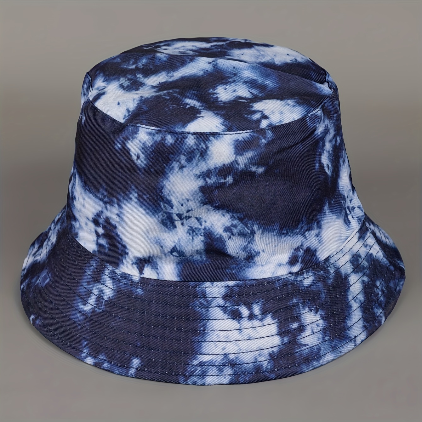 

Unisex Tie-dyed Bucket Hat, Stylish Outdoor Sun Protection Cap, Beach Vacation Essential Casual Headwear For Men And Women