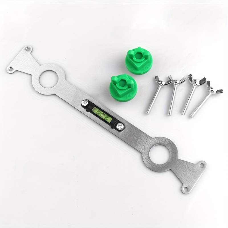 TEMU 1pz Doccia regolabile in con localizzatore per dell', multifunzionale per idraulica con indicatore di livello a bolla, livellatore per dell' e