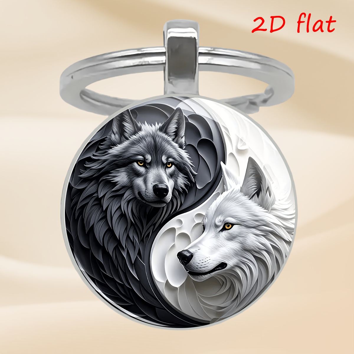 TEMU 1pc Black And Time Gem Keychain, Suitable As A Gift For , Symbolizing The Keychain