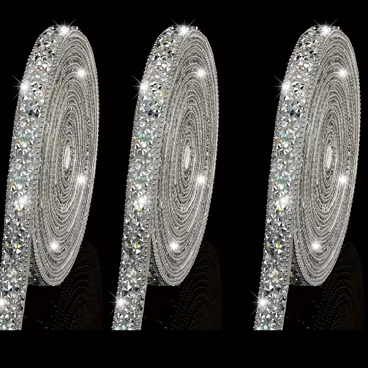 TEMU Ensemble de 3 de strass en résine auto-adhésifs, ornés de de diamant scintillants, parfaits pour les projets d'art et d'artisanat