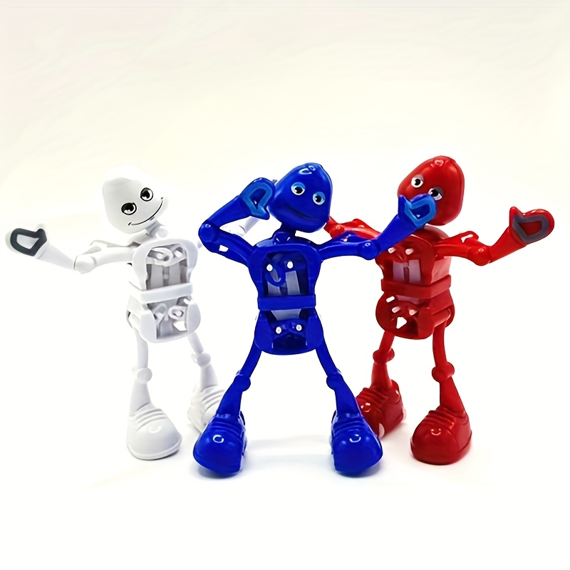 UPALDHOU Vintage Wind Up Robot Toy, Iron Clockwork Robot With Unique Decoration, Vintage Wind Up Robot For Cafe, Bar, And Restaurant (Blue