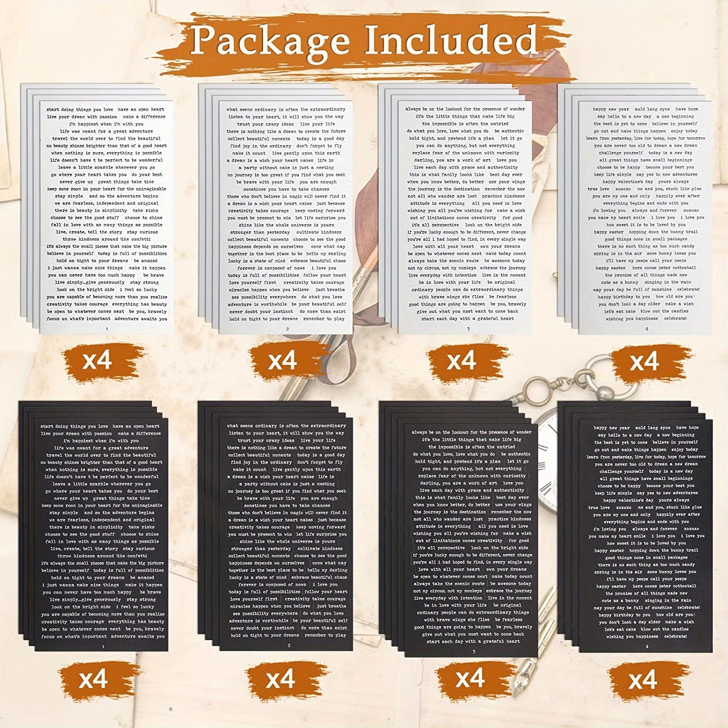 Image of 32 Sheets Quote Word Stickers For Scrapbooking Vintage Sentiment Stickers Junk Journal Planners Card Making Collage Album Aesthetic Stickers