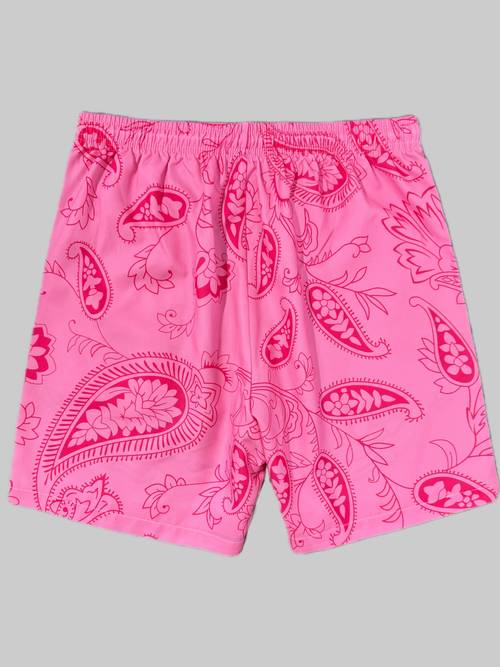 mens skeleton hand and paisley pattern and letter print shorts chic and trendy shorts with drawstring and pockets suitable for summer street and sports wear