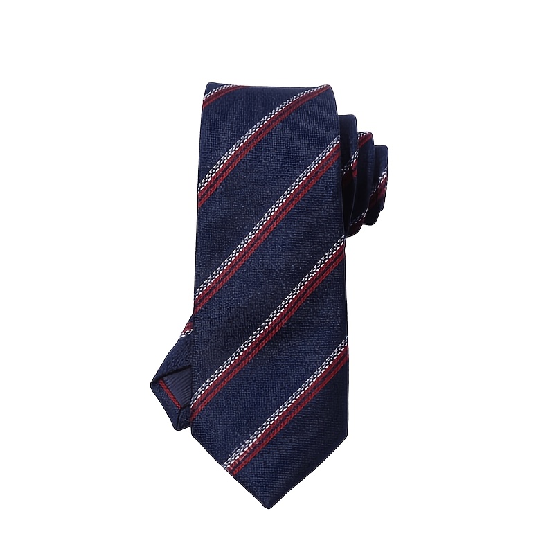 TEMU 1pc Men's Fashionable Heavy Twill Necktie, Suitable For Business And Daily Wear
