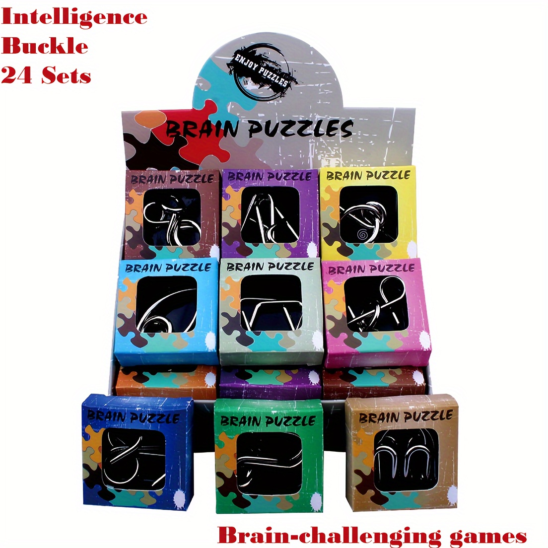 Brain Puzzle Brain Teasers Metal Puzzles Boys Girls Adults - Temu