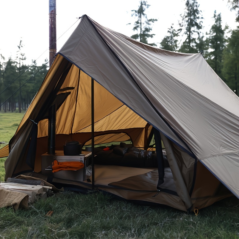 Outdoor Multi-functional Rainproof And Windproof Wood-stove Tent