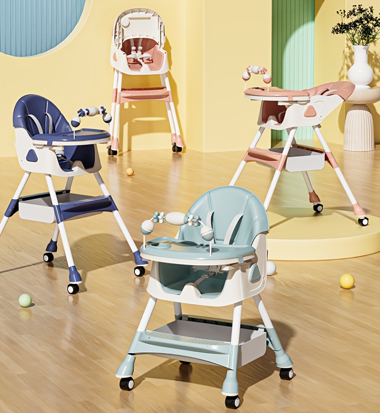 Stylish high chair for baby