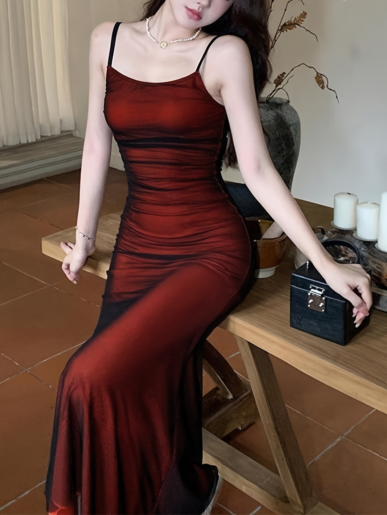 elegante mermaid avondjurk voor vrouwen lange Temu Netherlands